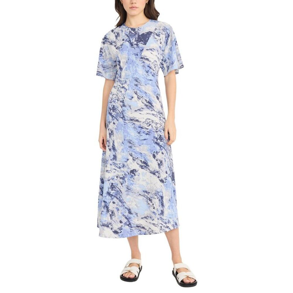 Luxely Womens  Midi Dress, Grey